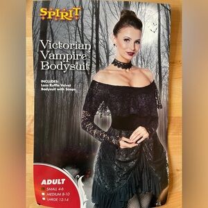 Black velvet & lace off the shoulder bodysuit